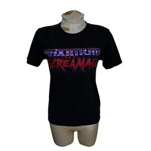 Halloween Horror Nights Maximum Screamage 2019 Black T-shirt Adult Unisex XXS